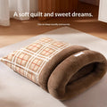 Cat Sleeping Bag Thickened And Warm Semi-enclosed For Winter