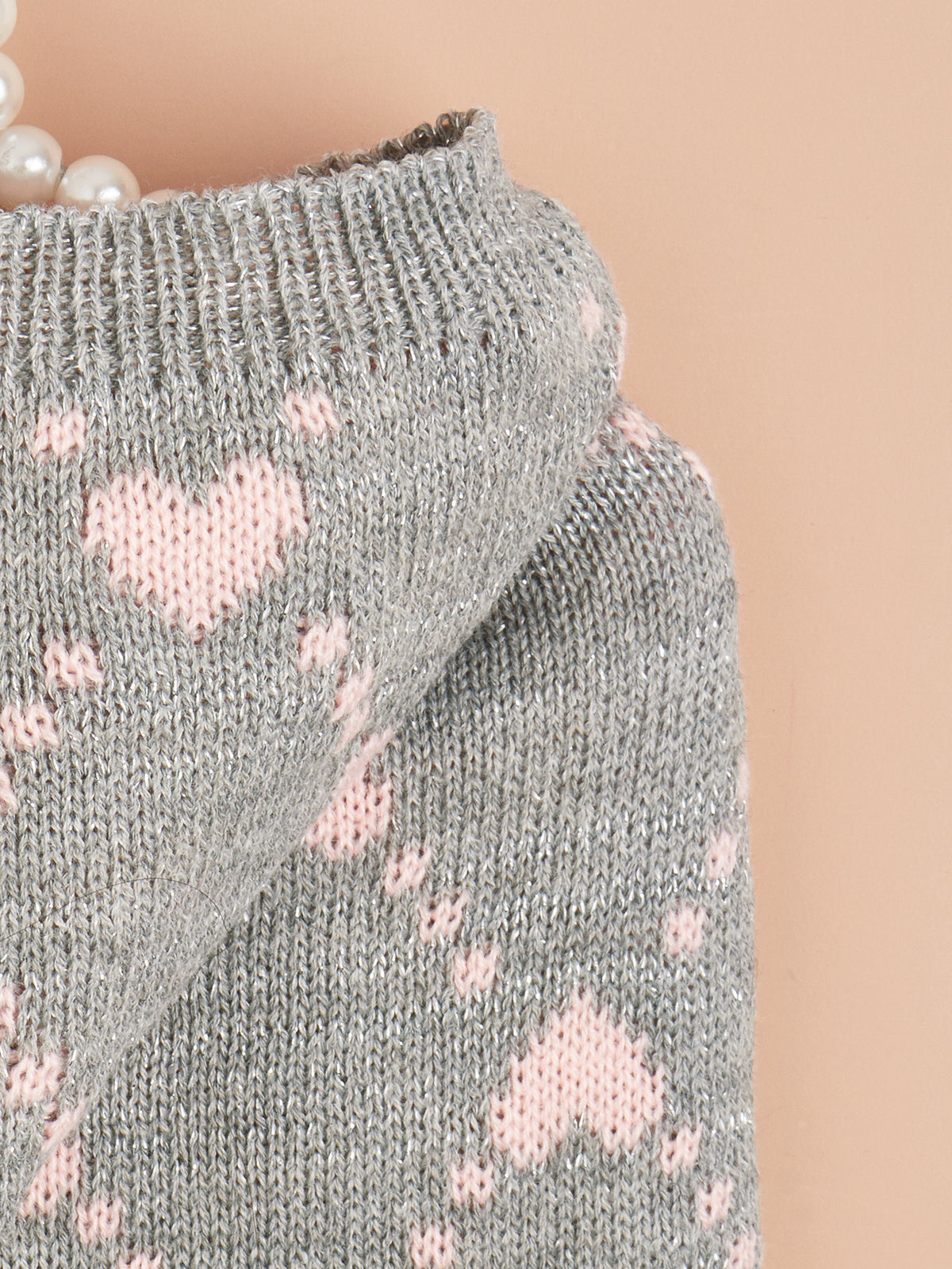 Small Dog Sweater Hoodies Dress Winter Knit Cute Clothing Heart Puppy Clothes