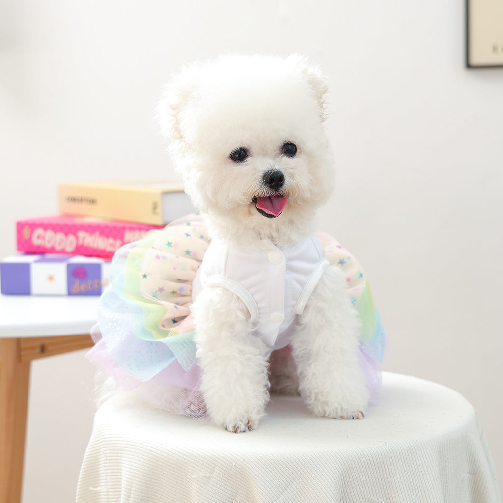 Pet Small Dog Fluffy Tutu Dress