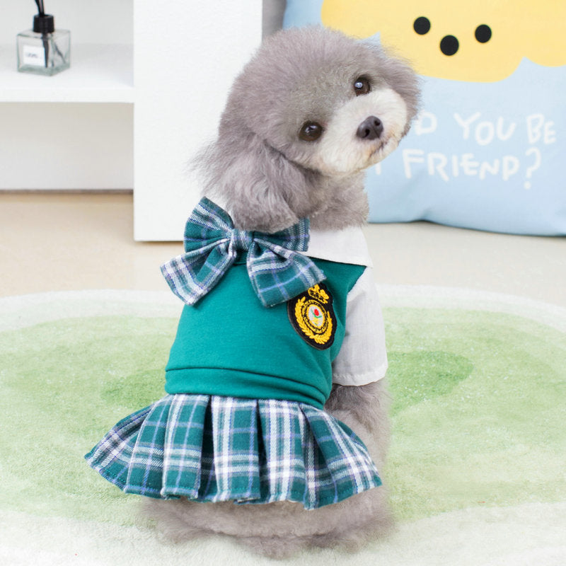 Preppy Style Suit Casual Fashion Small Dog Clothes