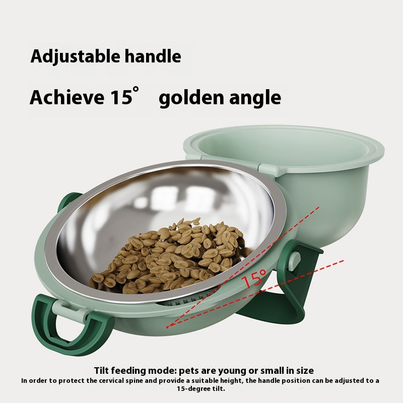Pet Portable Folding Outdoor Dog Feeding Drinking Bowl
