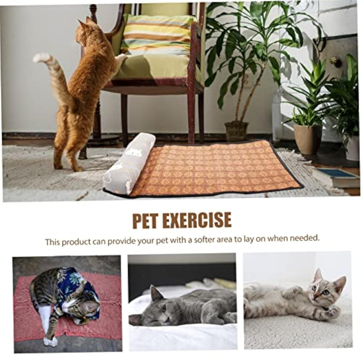 Cooling Mat For Pets - Ice Silk Pad For Cats And Dogs To Beat The Heat In Summer