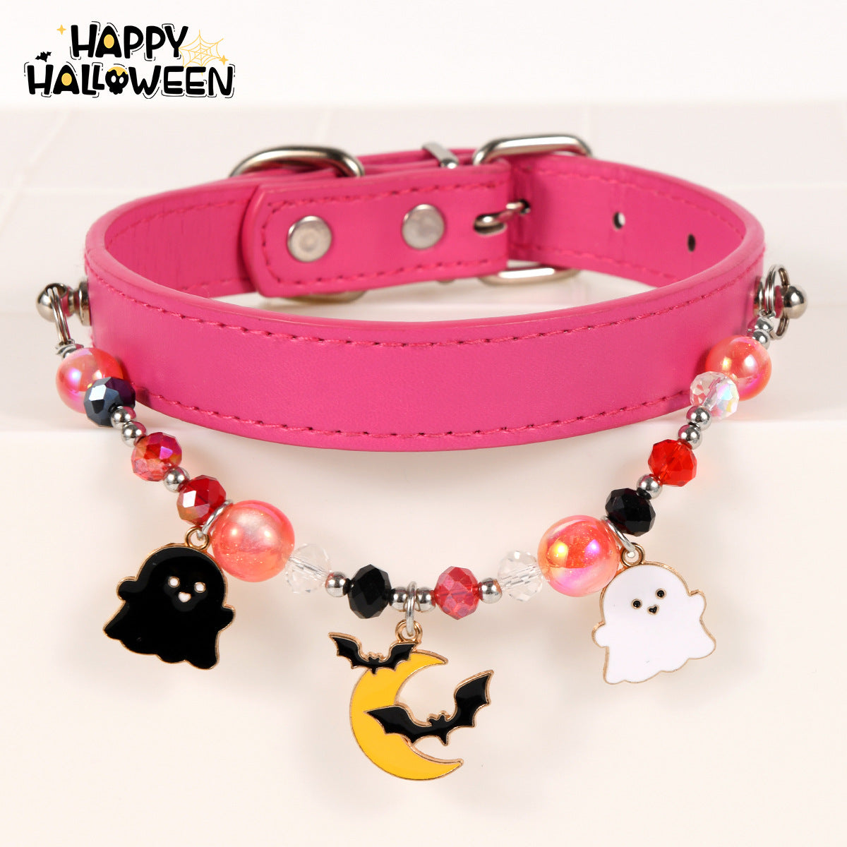 Cat Collar Niche Accessory Halloween Necklace With Beaded Embellishments