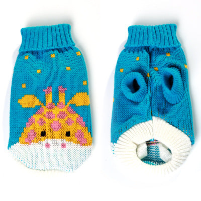 Winter Cartoon Cat And Dog Warm Clothes Jacket