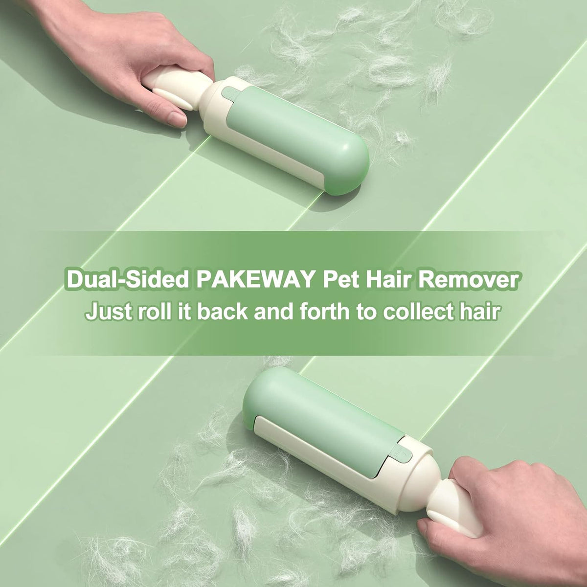 Pet Hair Remover Roller Reusable Dog Cat Fur Remover With Comfy Non-Slip Handle Portable Pet Hair Removal Tool With Self Cleaning Base For Couch Car