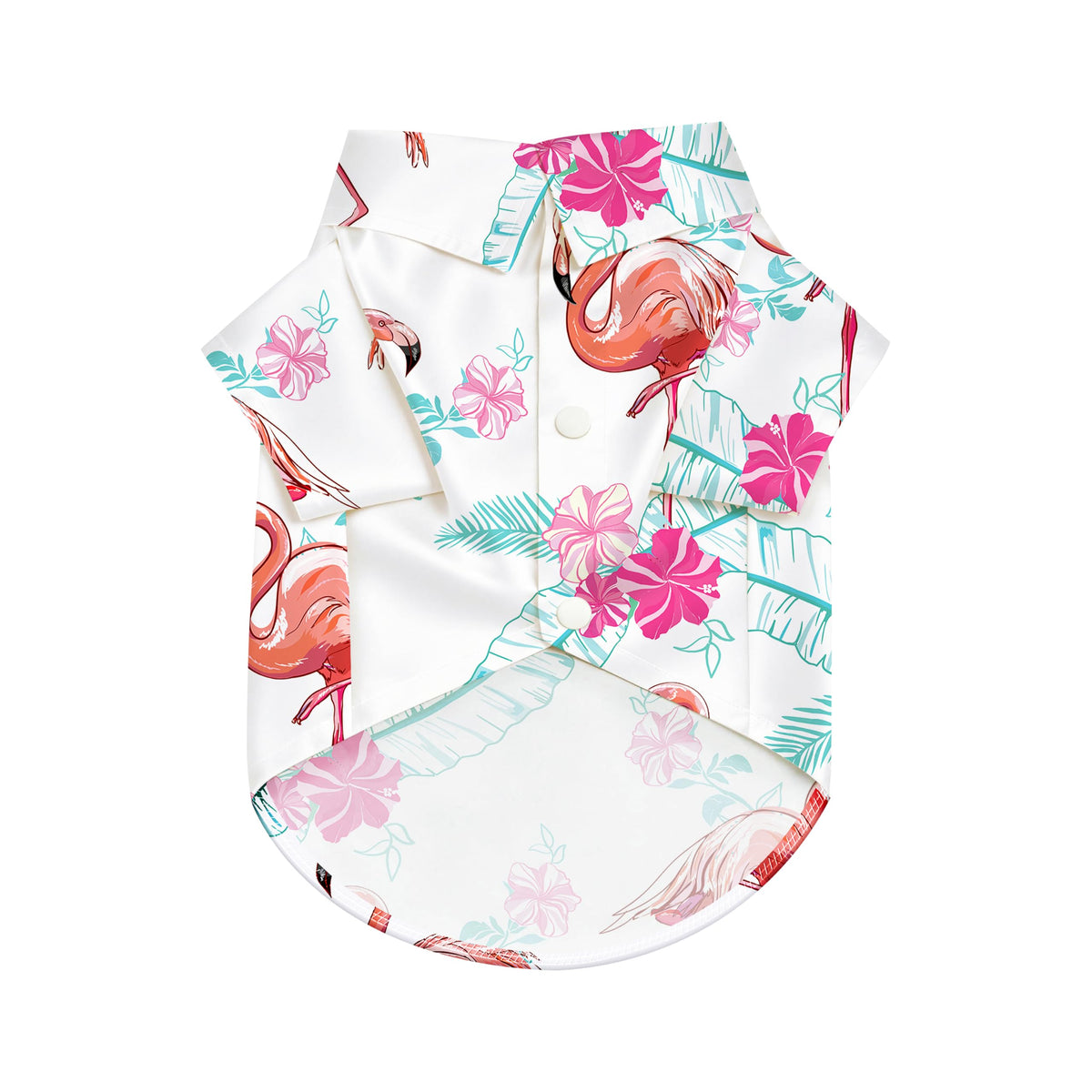 Coconut Tree Hawaii Style Pet Dog T-Shirt, Four-Way Stretch Breathable Light Cool Summer Shirts, Casual Beach Seaside Daily Clothes For Small Size