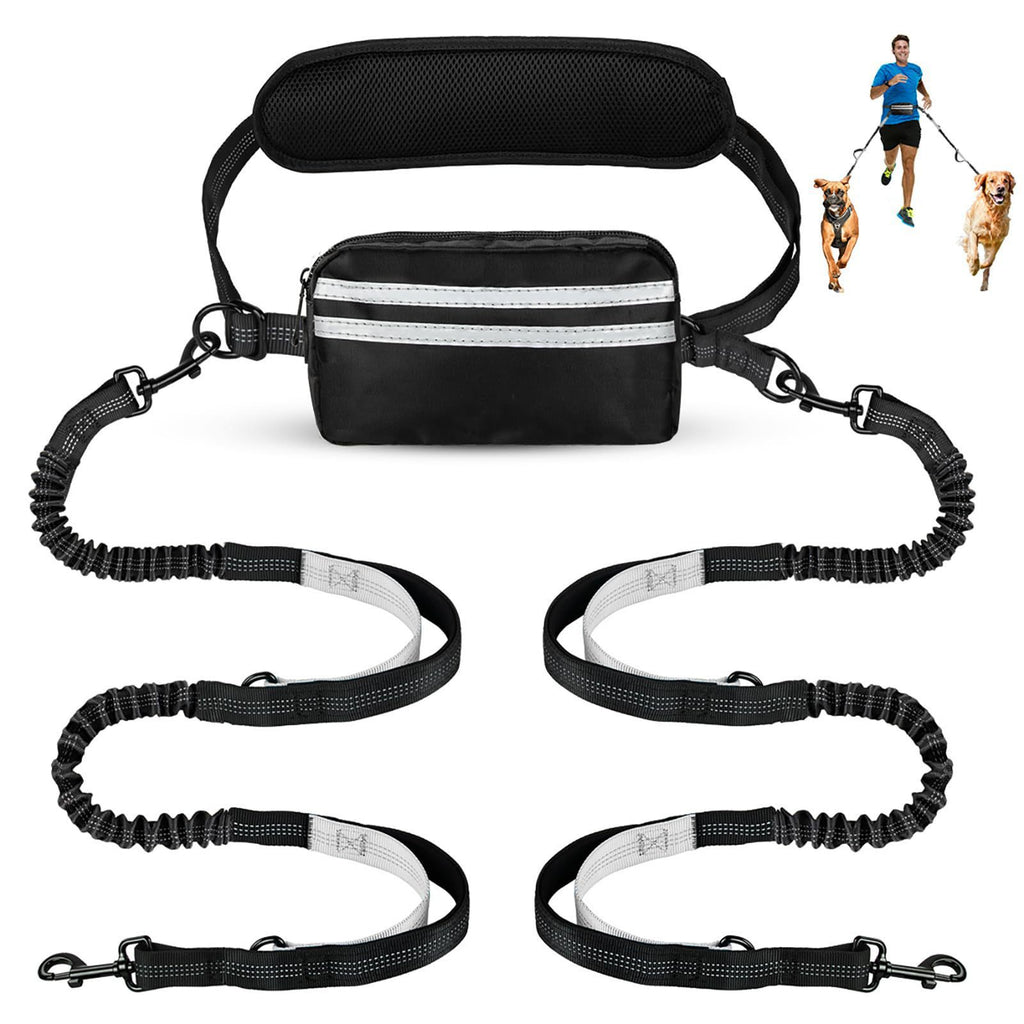 New Product With Waist Bag Running Leash Pet Leash Sports Running Leash