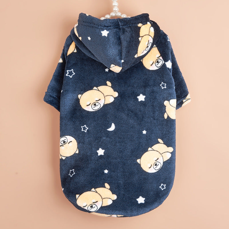 Small Dog Pet Clothes Warm Plush Coat