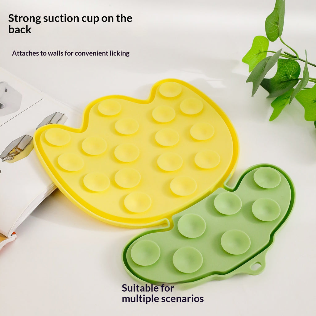Pet Suction Cup Silicone Slow Feeding Bowl Licking Mat