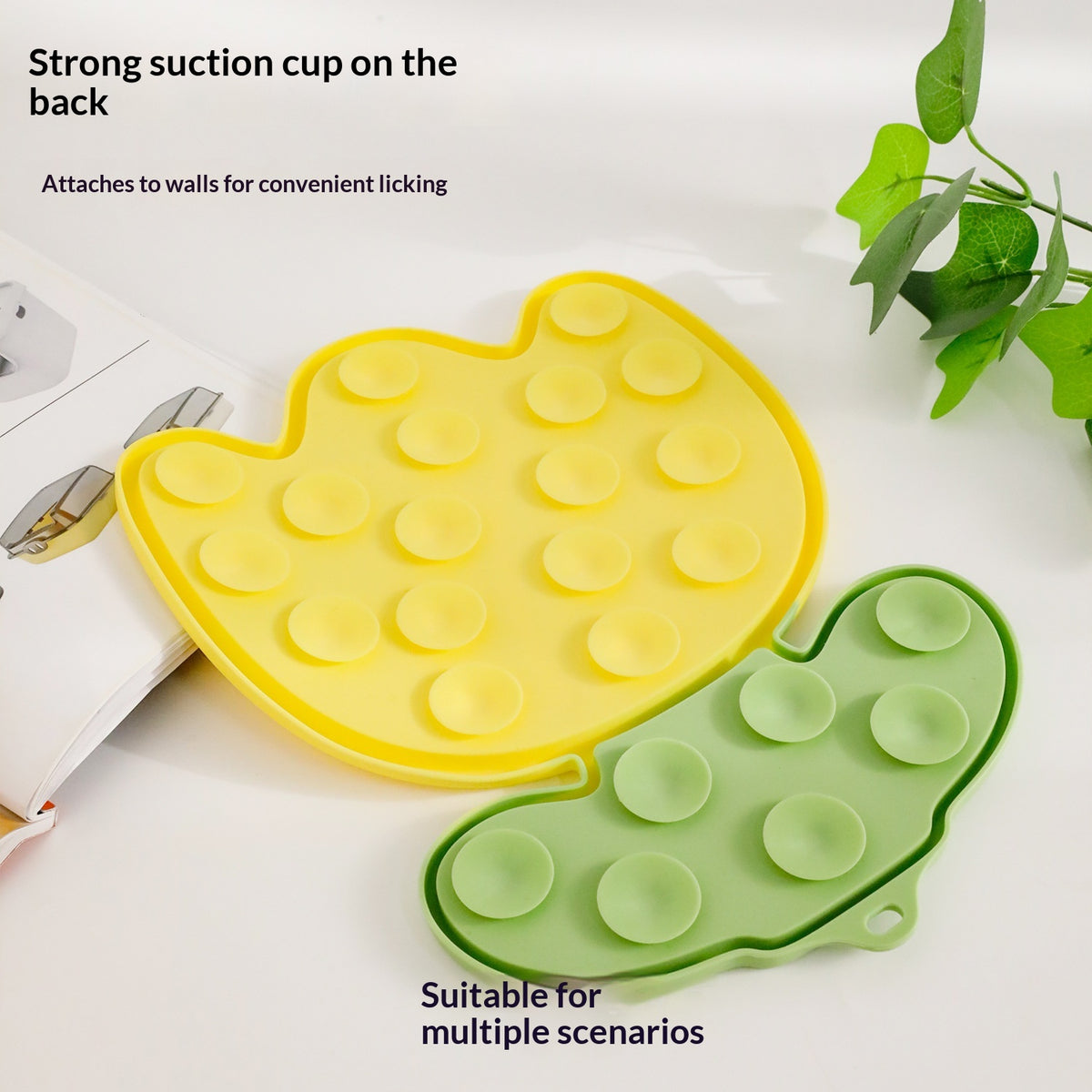 Pet Suction Cup Silicone Slow Feeding Bowl Licking Mat