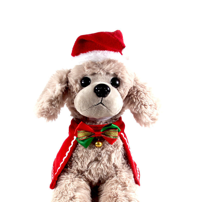 Christmas Pet Cape Hat Scarf Set