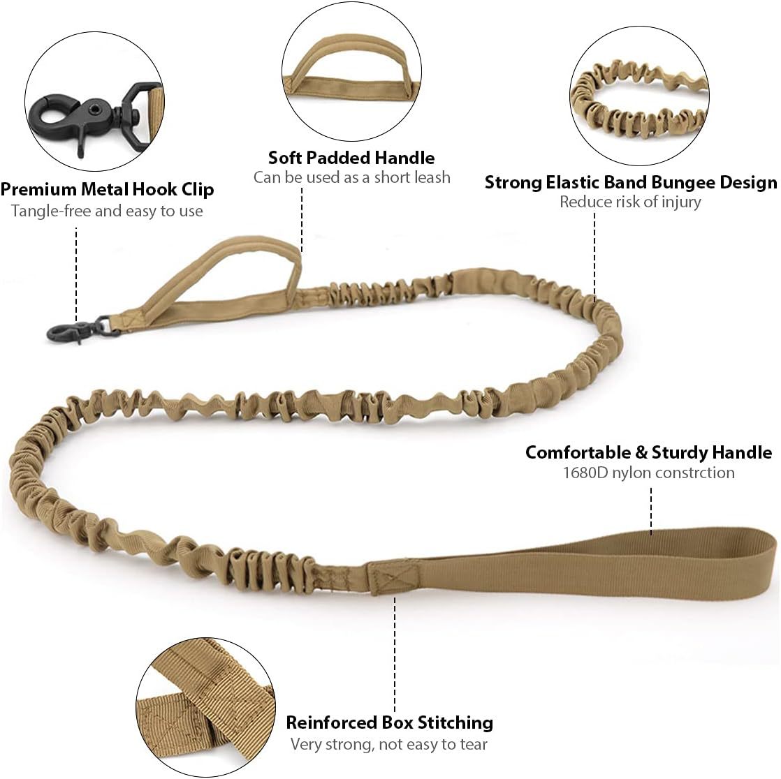 Large Tactical Dog Collar Set