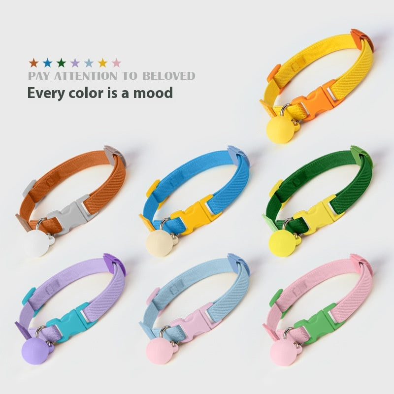 Small Dog Decorations Pet Collar Polyester