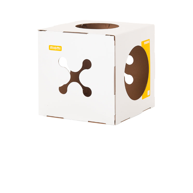 Castle Corrugated Paper Cat House Villa Carton Wear-Resistant Cat Litter