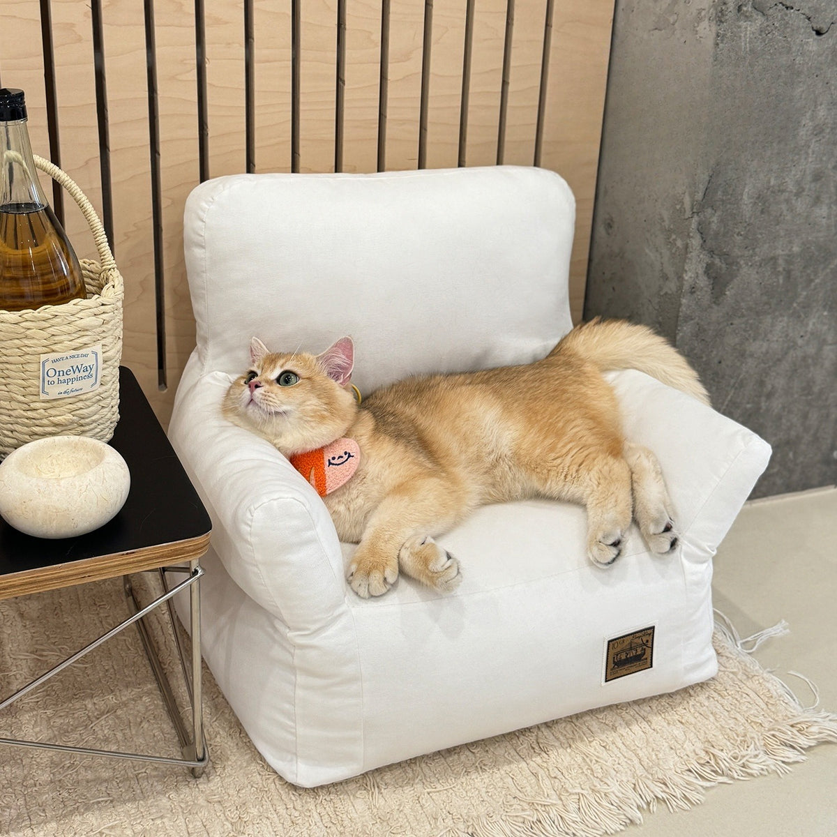 Pet Children's Small Sofa Autumn And Winter Cathouse Doghouse Sand Removable And Washable Cool Feeling Pet Bed