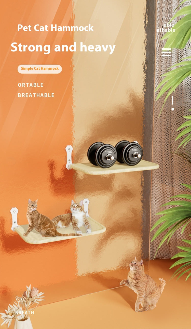 Pet Supplies Suction Cup Hammock Removable And Washable Cat Nest