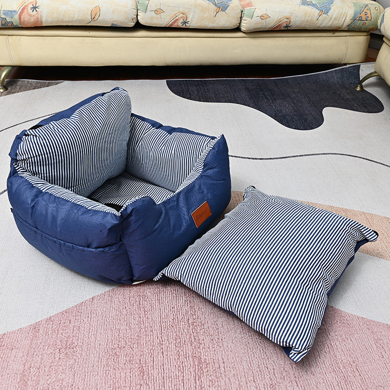 Simple-style Car Dog Bed Pet Car Seat