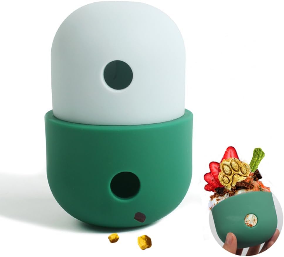 Pet Puzzle Toy Dog Treat Dispensing Cute Puppy Small Medium Dogs Interactive Chase Toy Pet Funny Enrichment Toys Food Ball For Dog Playing Training