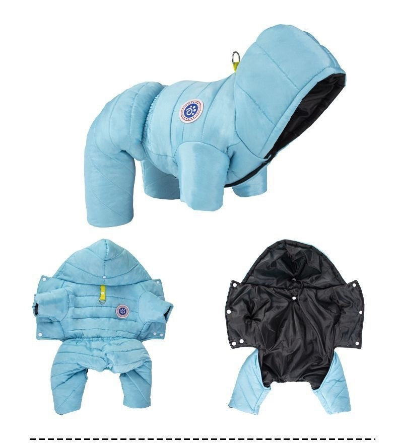 Winter Pet Cotton-padded Clothes Thickening Thermal Windproof Multifunctional