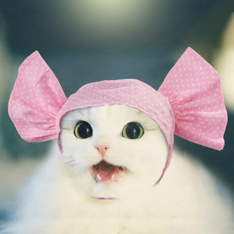 Funny Pet Headdress Cross Dress Turban Hat
