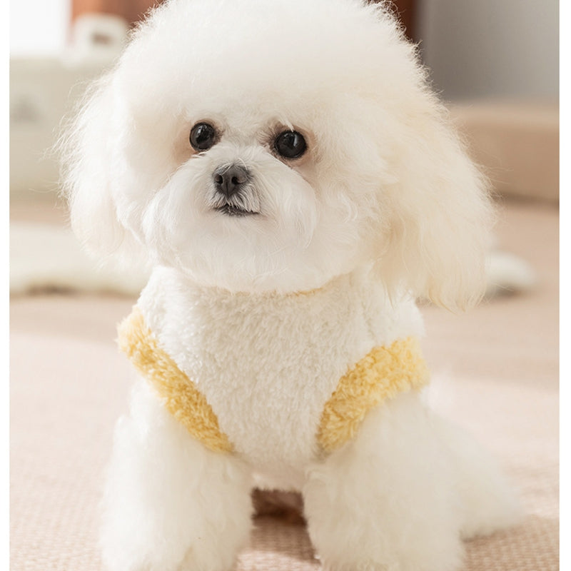 Autumn And Winter Warm Pet Two-legged Fleece Coat, Small And Medium-sized Dog Teddy And Bichon Frise Thin German Cat And Dog Clothes