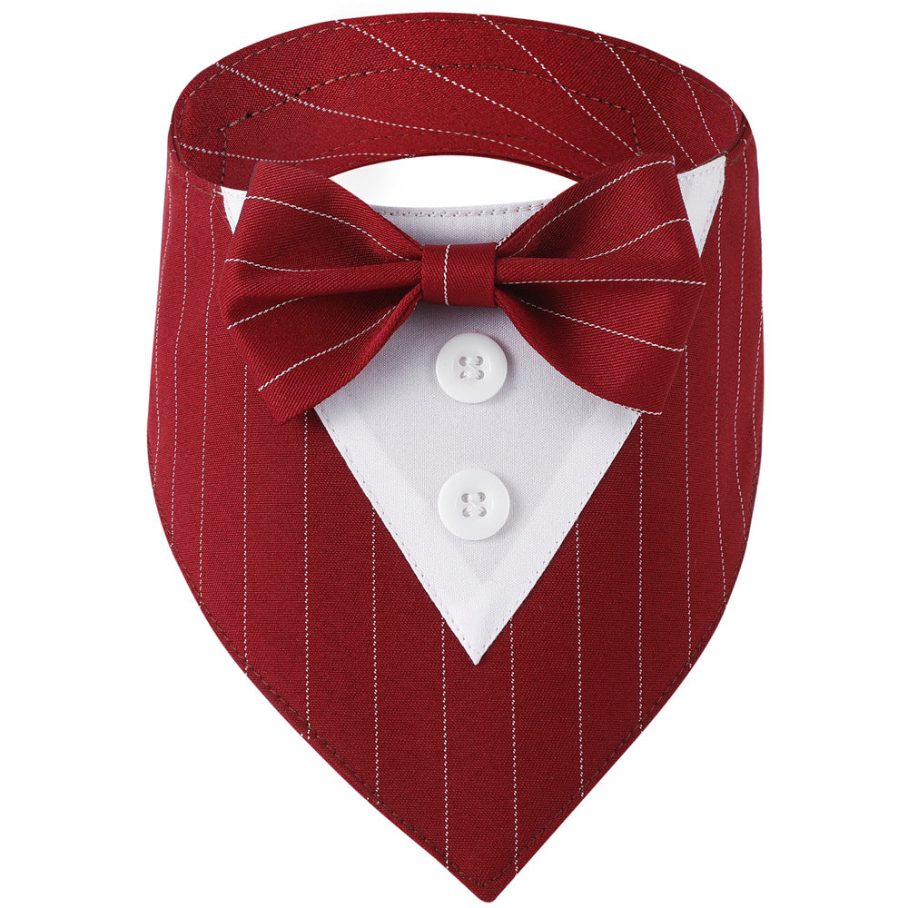 British-style Handsome Dog Bib For Weddings