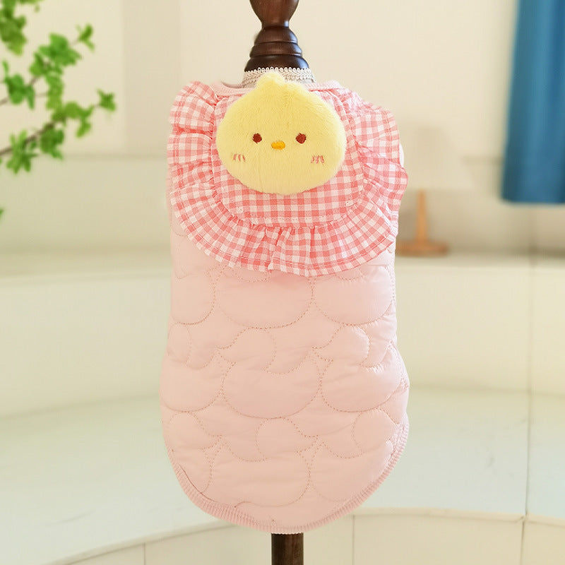 Cat Small Square Towel Little Duck Vest Clothes