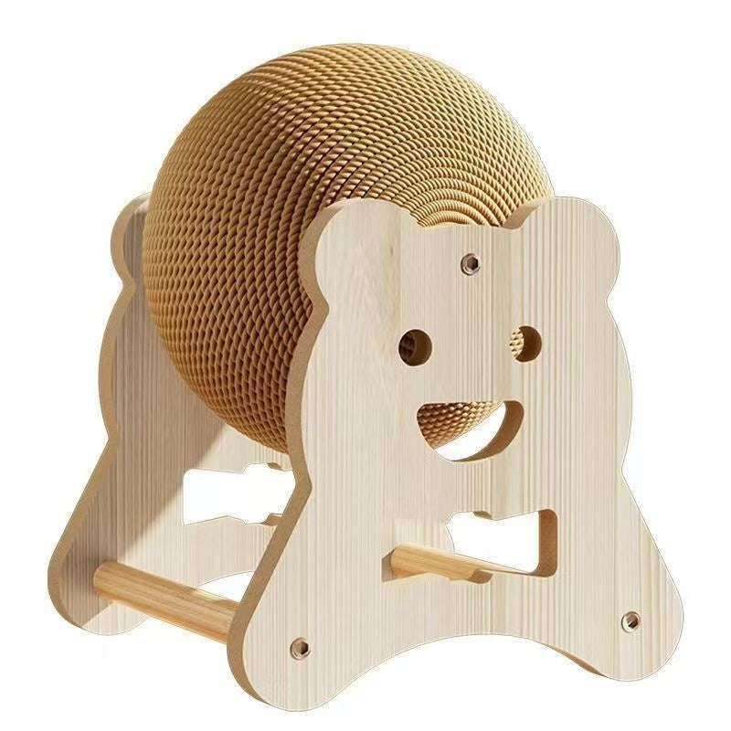 Cat Scratching Ball Roller Vertical Scratching Post Wear-Resistant Toy