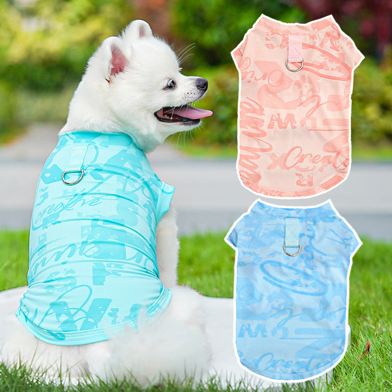 Ice-silk Cooling Vest For Pets