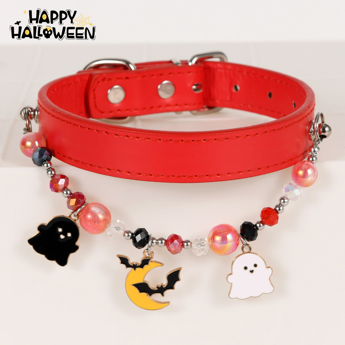 Cat Collar Niche Accessory Halloween Necklace With Beaded Embellishments