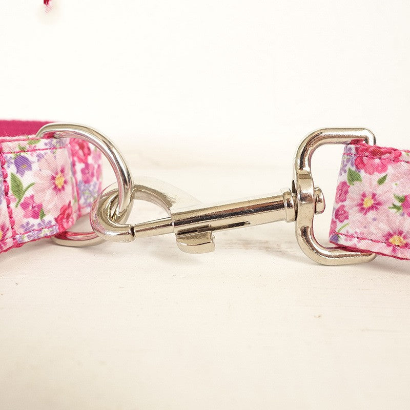 Metal Buckle Dog Collar Leash Bow Tie Accessory