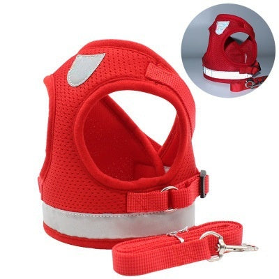 Dog Breast Strap Vest Reflective Hand Holding Rope Breathable Pet Supplies Wholesale