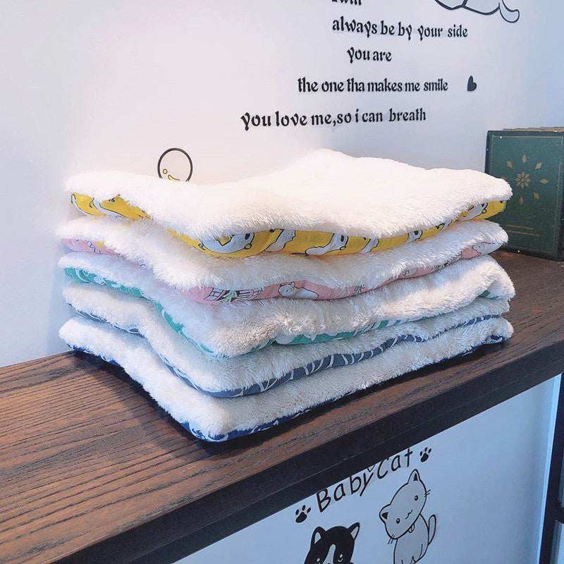 Thickened Lamb Velvet Pad Warm Air Conditioning Pad Square Four Seasons Available