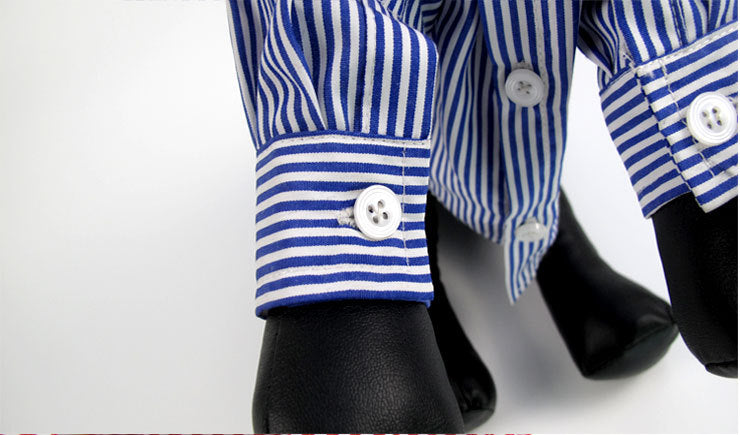 Pet Clothes Puff Sleeve Stripes
