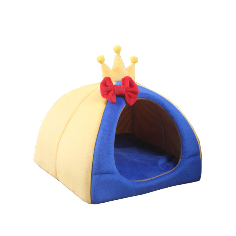 Cute Four Seasons Universal Pet Nest Semi-enclosed Cat
