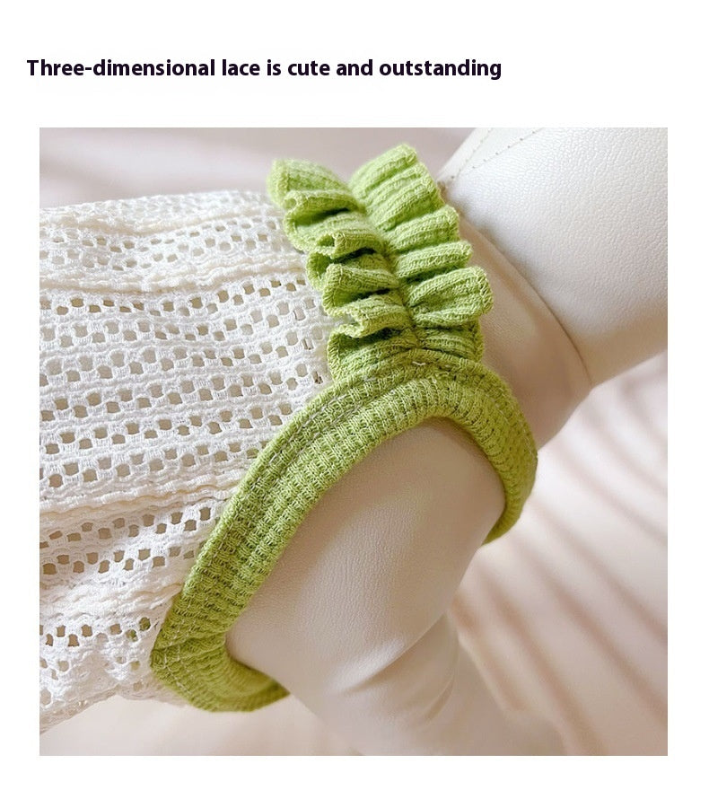 Cool Breathable Sweetheart Embroidered Vest Pet Cat Dog Clothes