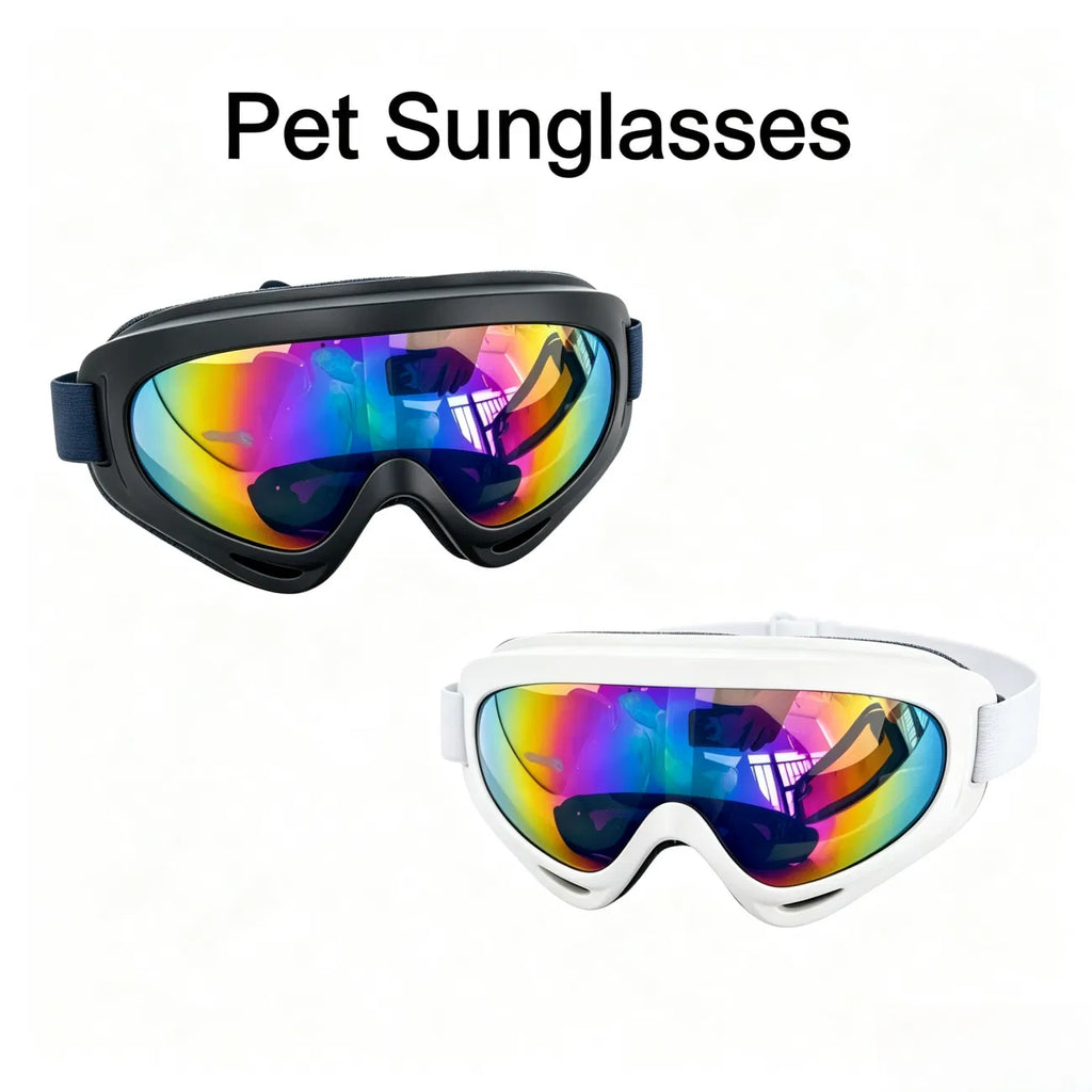 2 Pack Pet Protection Dog Sunglasses Pet Goggles Windproof Eye Wear Adjustable Dog Goggles (US Logistics only For USPS.TK/TMEU only For self-pickup)