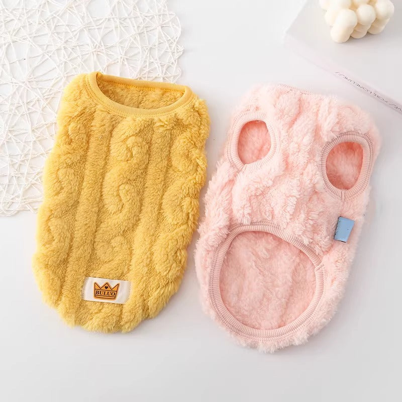 Pet Clothes Thermal Knitting Thickened Vest