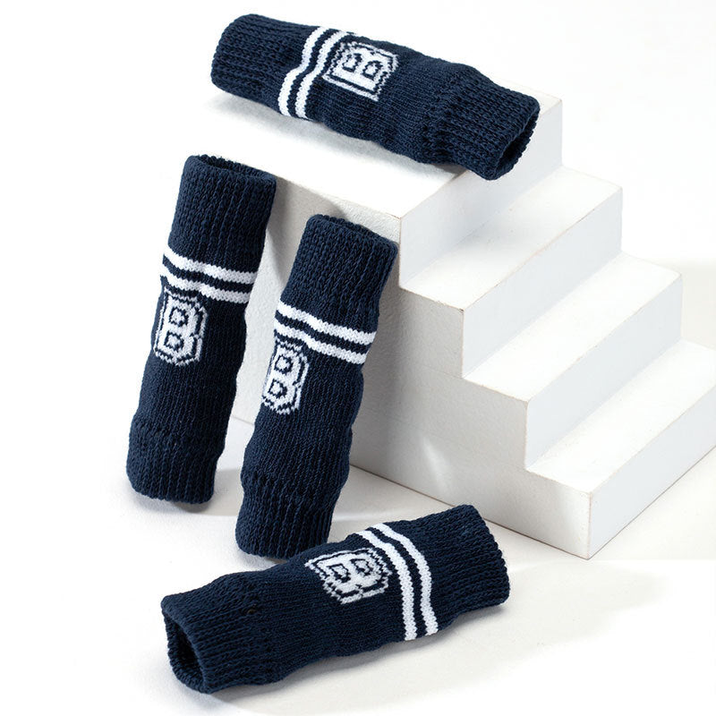 4-Piece Set Of Pet Socks Winter Warmth Pet Dog Leg Socks Puppy Short Boots Dog Front Leg Support Dog Leg Protection Pet Leg Cover Dog Cat Pet Dog