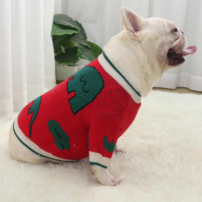 Sweater Elephant Cartoon Short Fat Dog