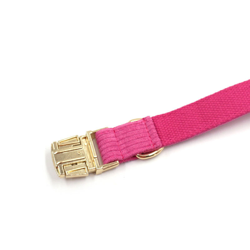 Soft Simple Corduroy Dog Collar