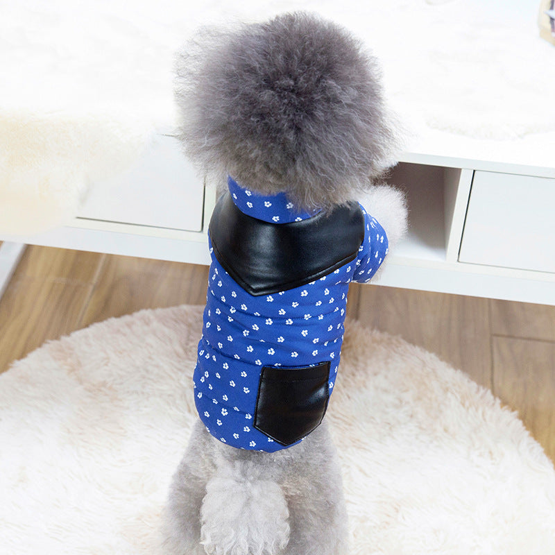 Pet Flower Sling Skirt Spring And Summer Thin Skirt Puppy Clothes
