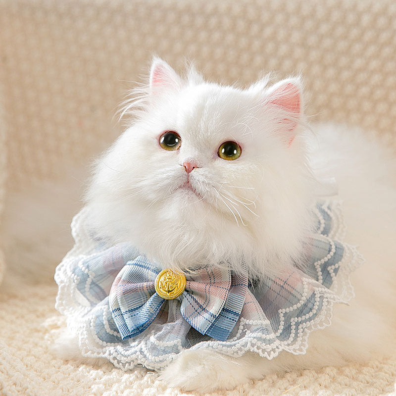 Cat Scarf Pet Slobber Decorative Collar