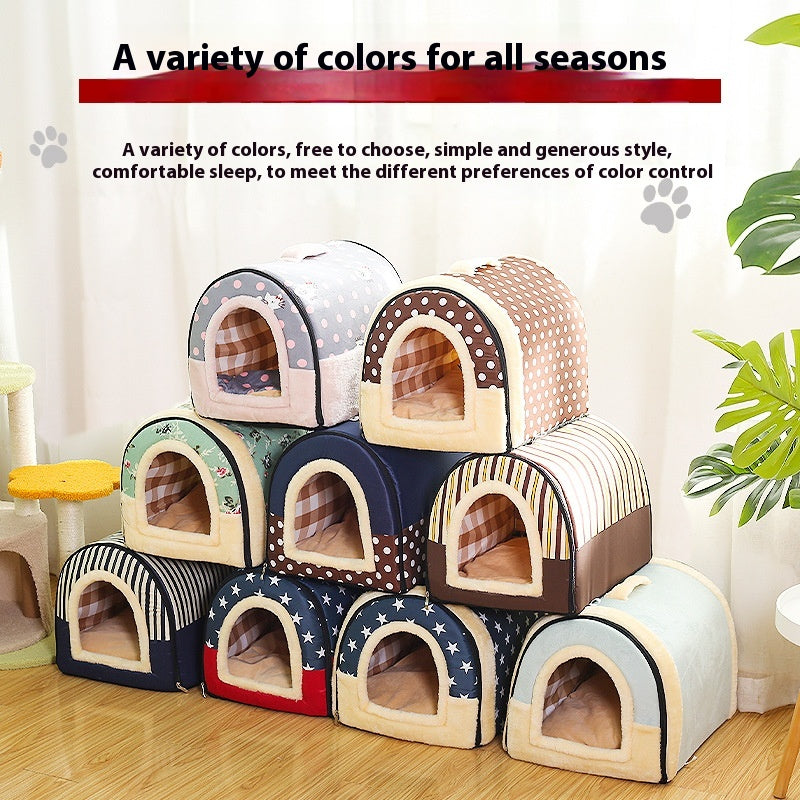 Four Seasons Universal Dog Pet Supplies Cat Nest Removable And Washable