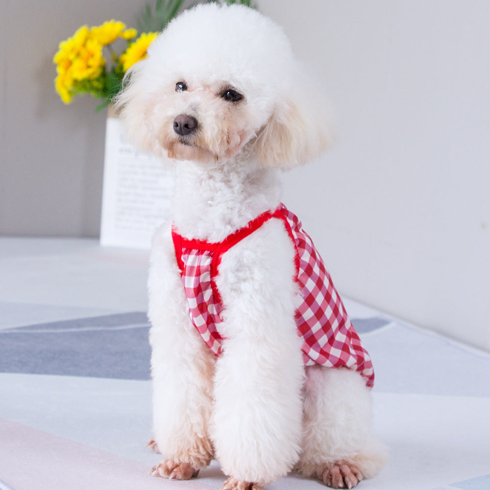 Fashionable Personality Summer Thin Plaid Camisole