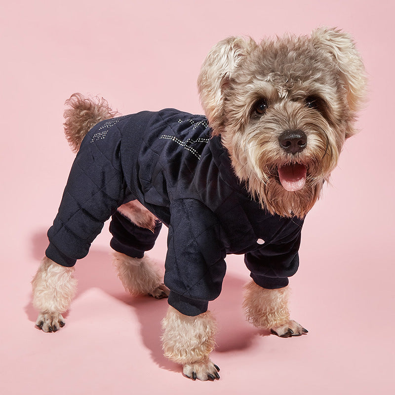 Pet Clothes Cat Dog Cotton-padded Jacket Four Legs Pants