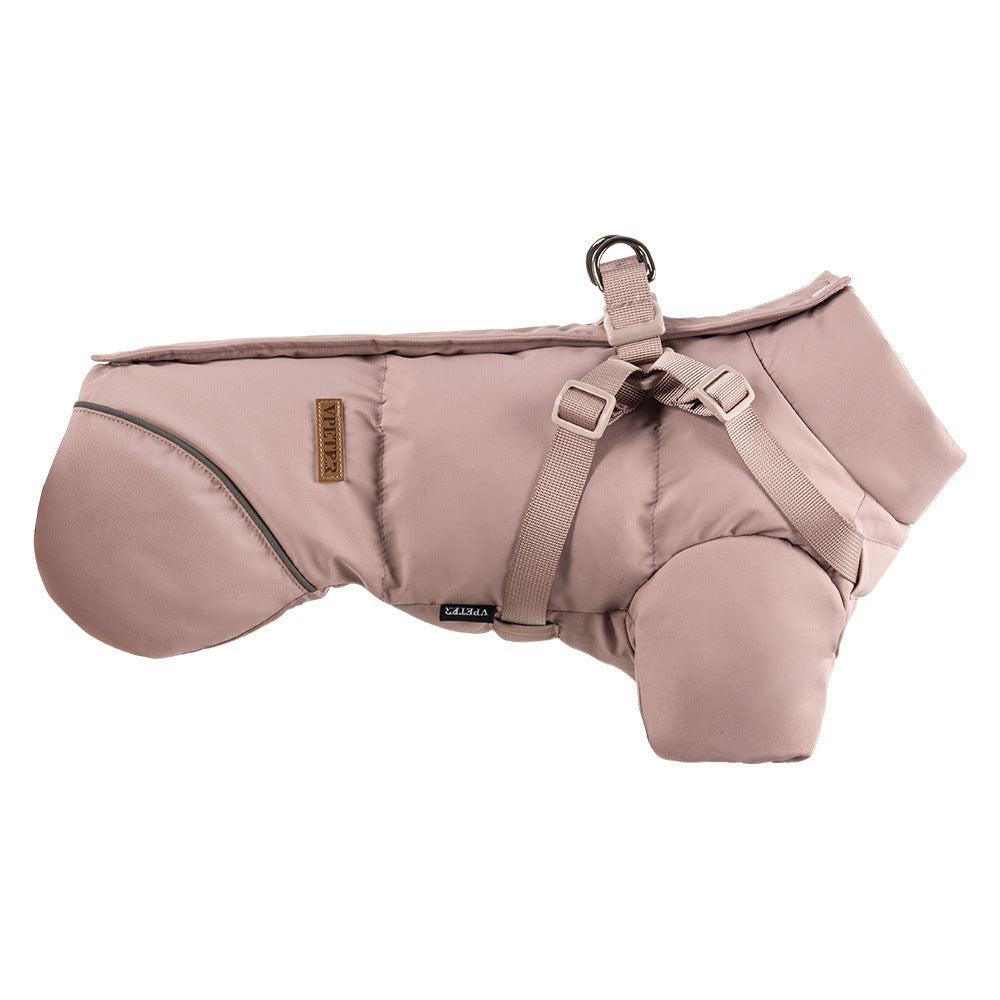 Pet Thickened Two-Legged Warm Outdoor Windproof Clothing