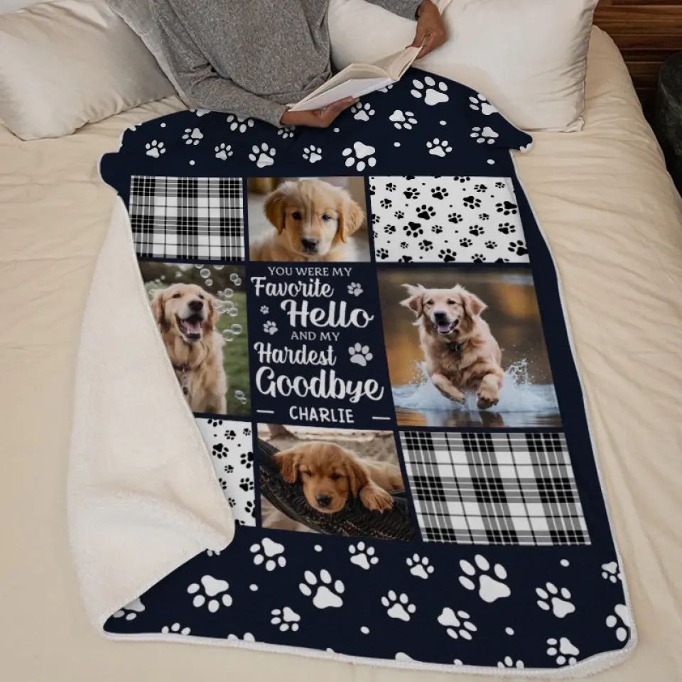 Pet Dog Blanket Super Soft Flannel Creative Personality DIY