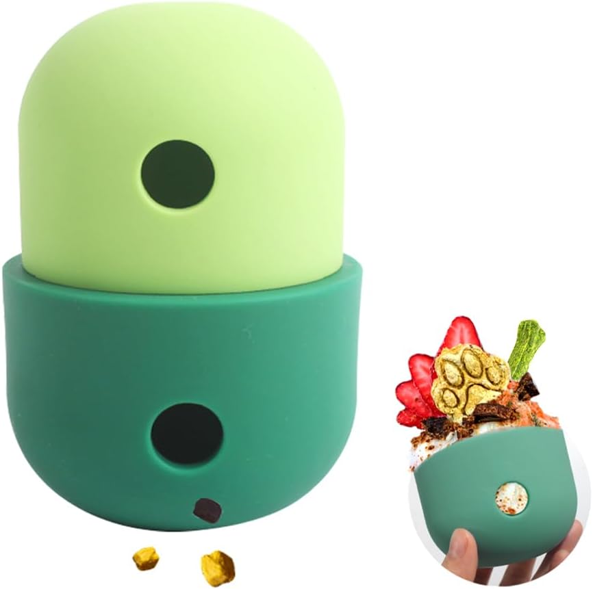 Pet Puzzle Toy Dog Treat Dispensing Cute Puppy Small Medium Dogs Interactive Chase Toy Pet Funny Enrichment Toys Food Ball For Dog Playing Training