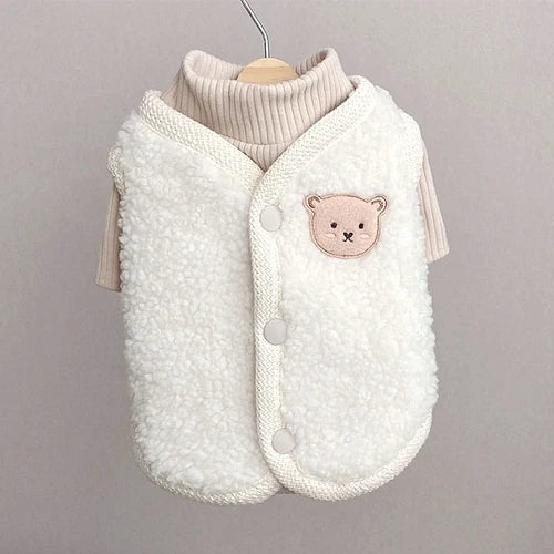 Bixin Pet Clothes Cat Cat Dog Autumn And Winter Wear Thickened Cotton Coat